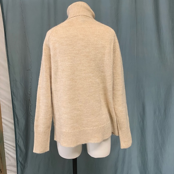 Wool Blend Jcrew Roomy Turtleneck - Picture 4 of 5